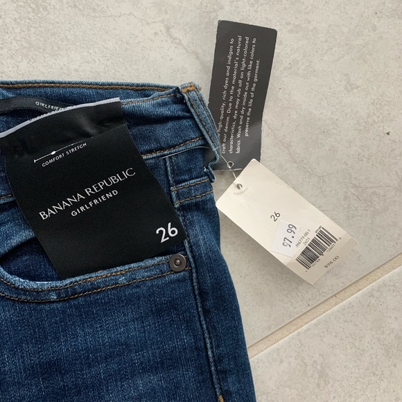 Banana Republic Denim - Girlfriend Cut Off Ankle Jeans